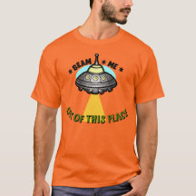 T-Shirt Basique Homme Alien Ship Beam