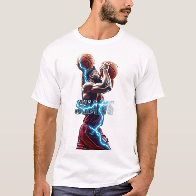 T-Shirt Basique Homme BASKETBALL (Devant)