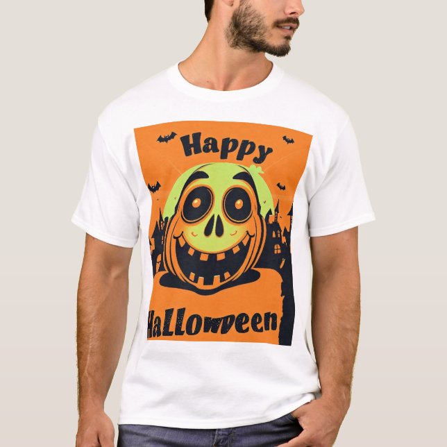 T-shirt basique homme d'Halloween (Devant)