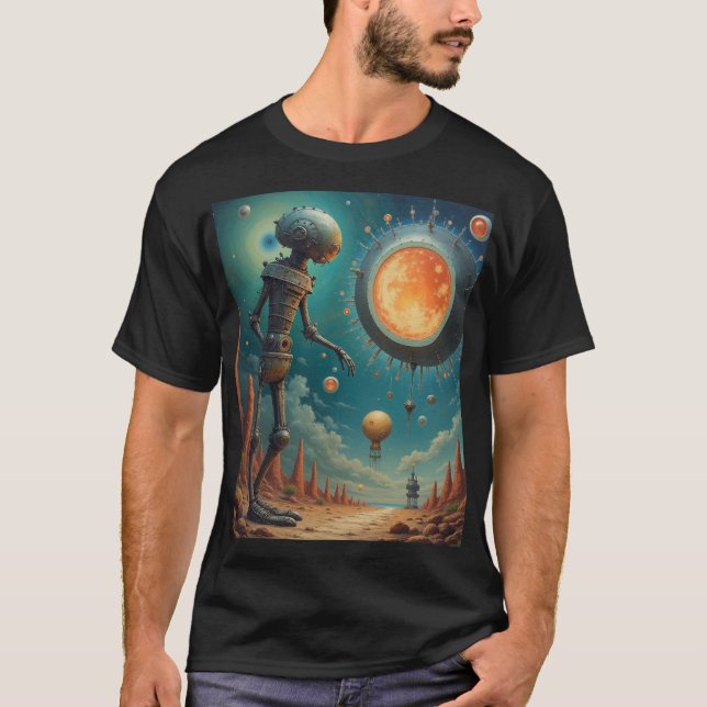 T-shirt basique homme foncé (Devant)