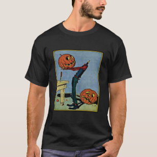 T-shirt basique homme sans tête d'Halloween