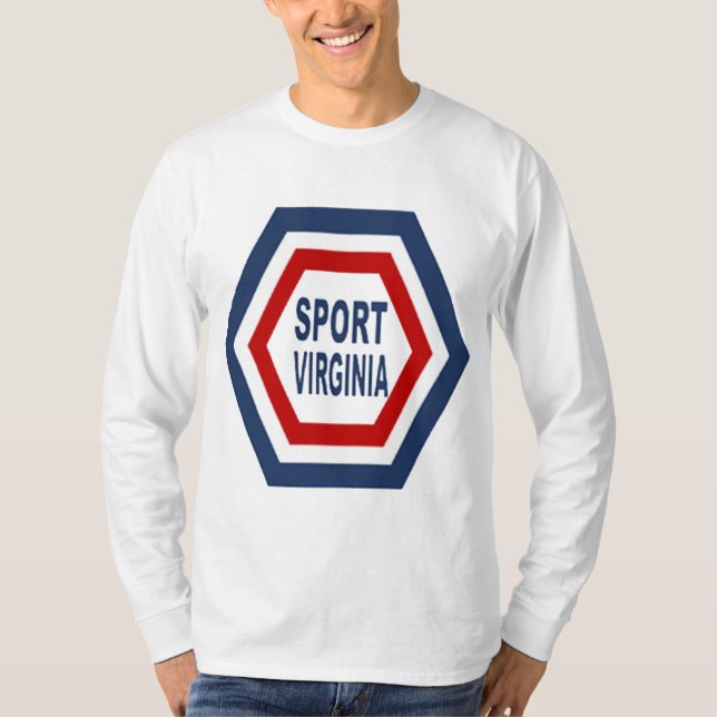 T-shirt basique manches longues SPORT VIRGINIE (Devant)