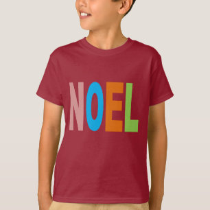 T-shirt basique marron Design NOEL