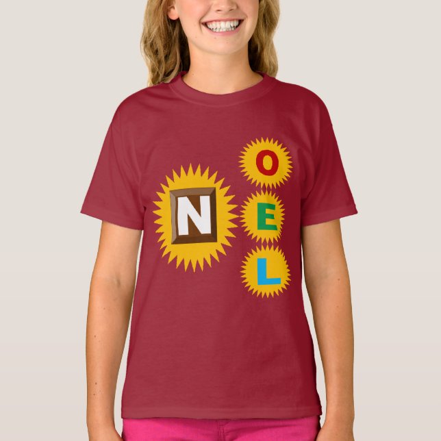 T-shirt basique marron  NOEL SOLEIL CHOCOLAT (Devant)