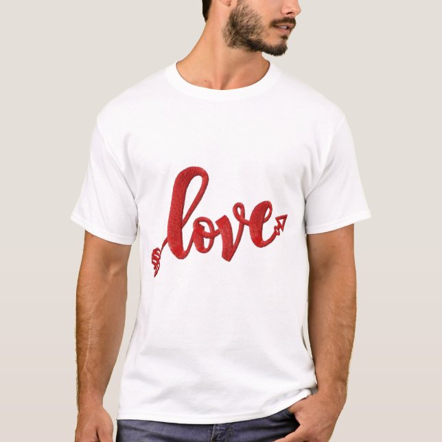 T-shirt basique masculin essentiel (Devant)