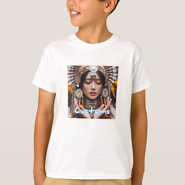 T-shirt basique pour enfants (Devant)