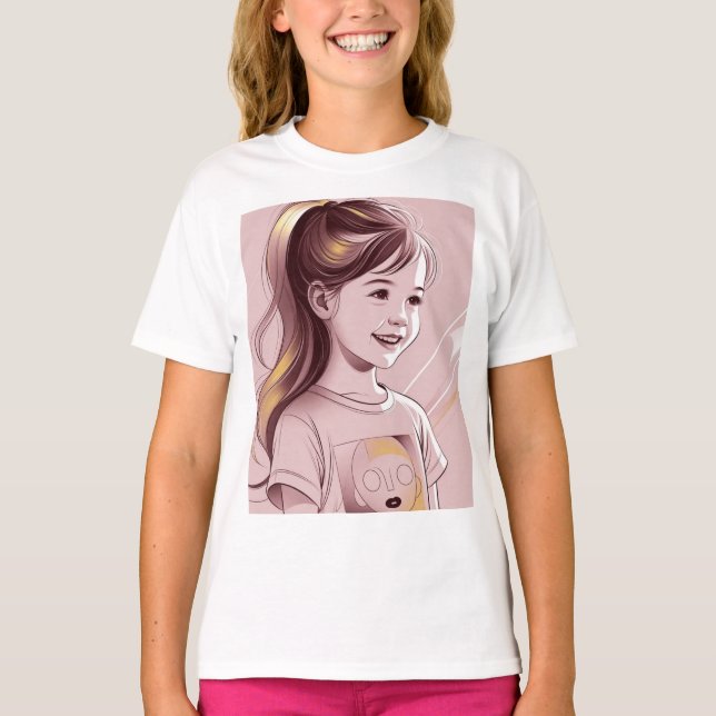 T-shirt basique pour enfants (Devant)