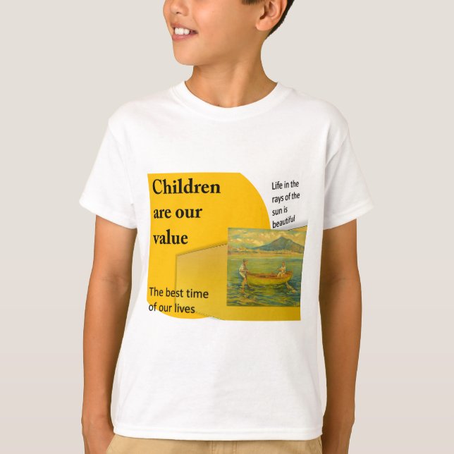 T-shirt basique pour enfants (Devant)