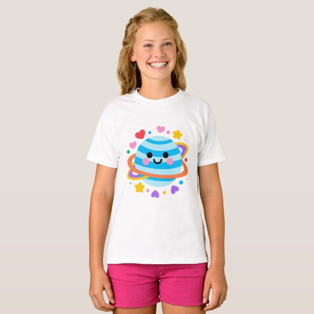 T-shirt basique pour enfants (Devant entier)