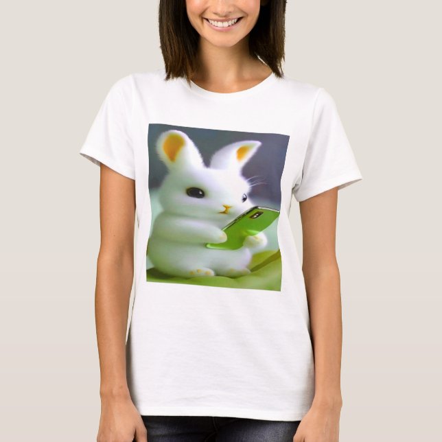 T-shirt basique pour femme – Conception numérique  (Devant)