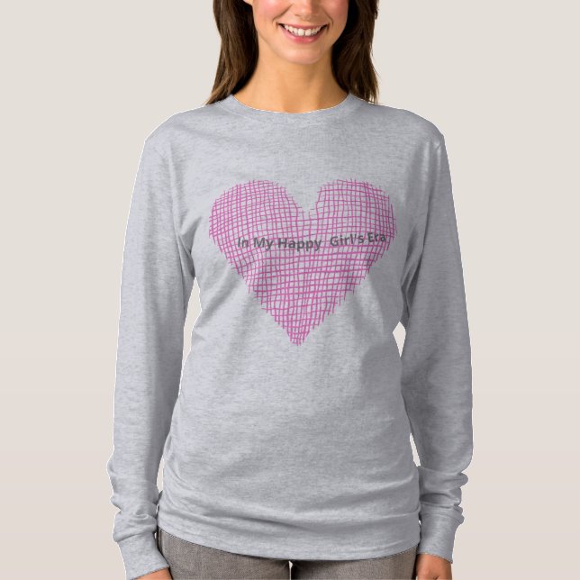 T-shirt basique pour femmes à manches longues avec (Devant)