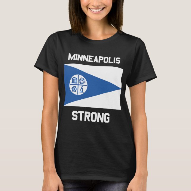 T-shirt basique pour femmes Minneapolis Strong (Devant)