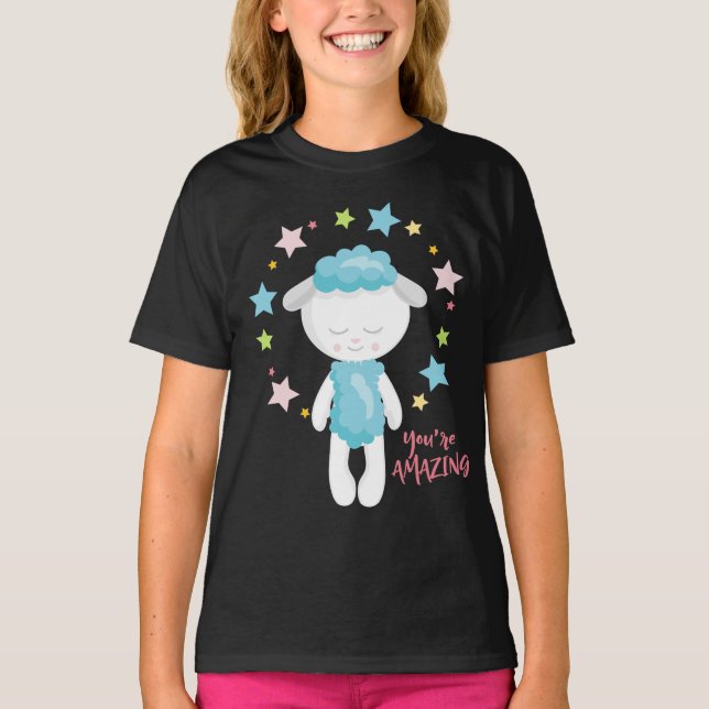 T-Shirt Basique pour Filles (Devant)