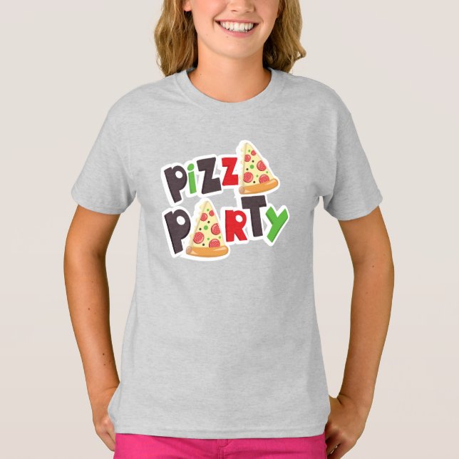 T-Shirt basique pour filles (Devant)