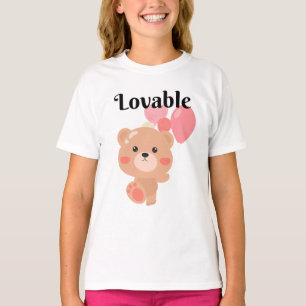 T-shirt basique pour filles adorables