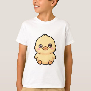 T-shirt basique pour garçons avec un adorable pous