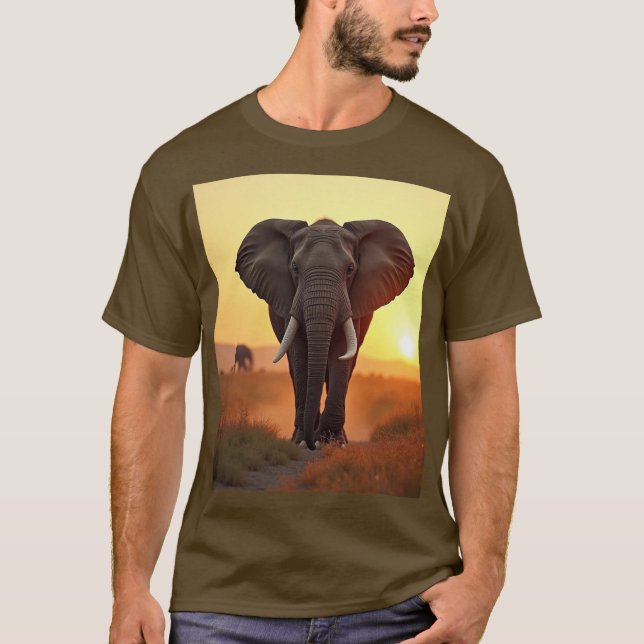 T-shirt basique pour homme (Devant)