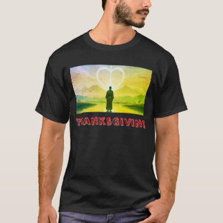 T-shirt basique pour homme (Action de grâce n°1)