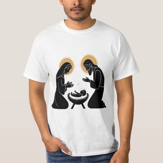 T-shirt basique pour hommes (Devant)