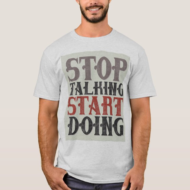 T-shirt basique pour hommes (Devant)