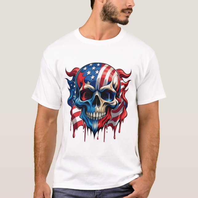 T-shirt basique pour hommes (Devant)