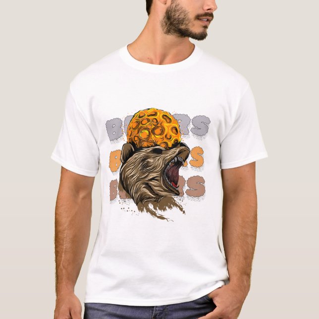 T-shirt basique pour hommes (Devant)