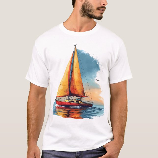 T-shirt basique pour hommes (Devant)