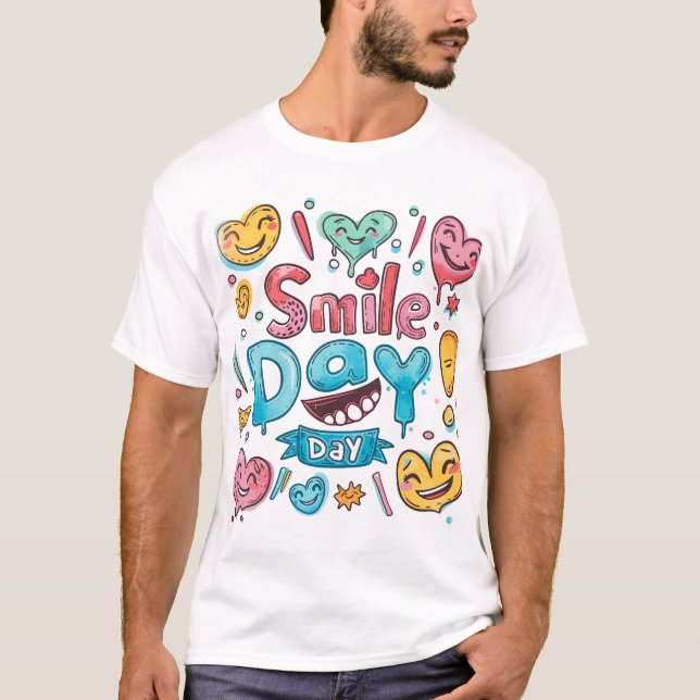 T-shirt basique pour hommes (Devant)