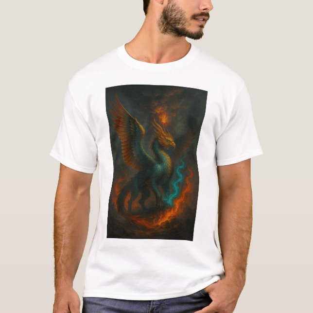T-shirt basique pour hommes (Devant)