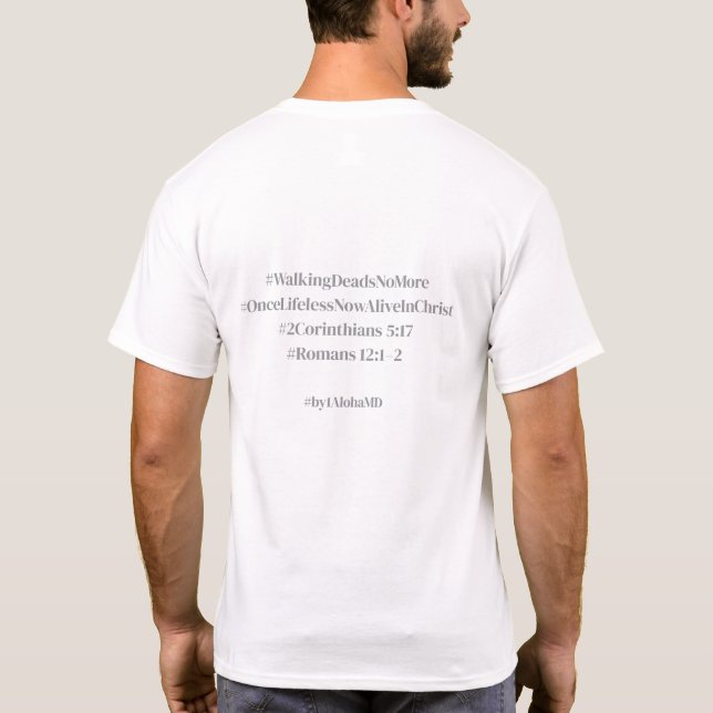 T-shirt basique pour hommes (Dos)