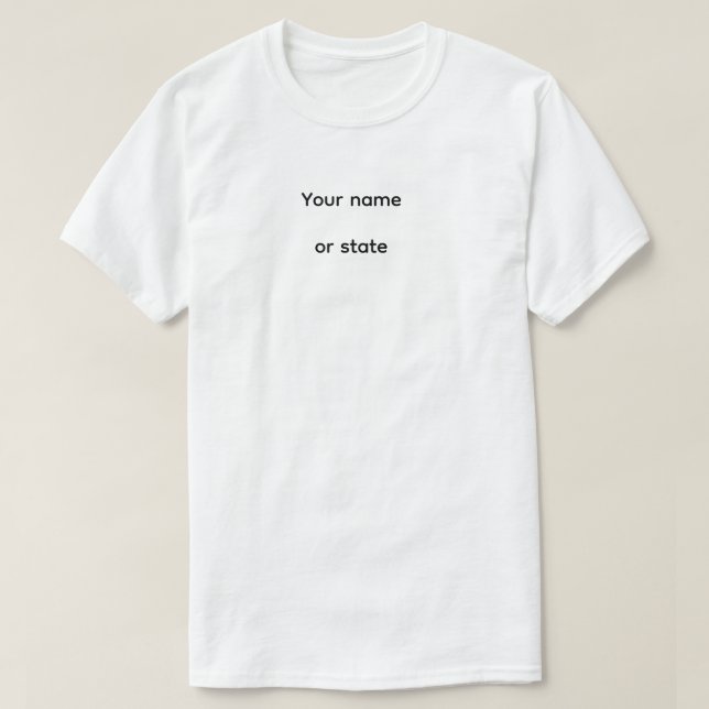 T-Shirt basique pour hommes (Design devant)