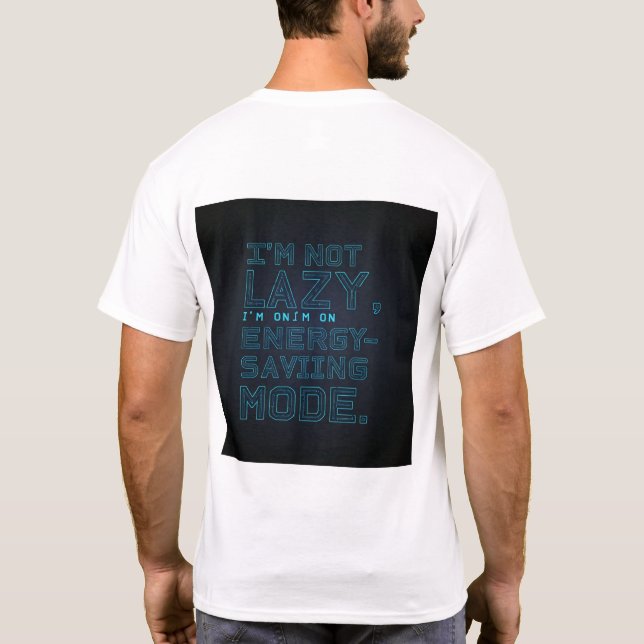 T-shirt basique pour hommes (Dos)