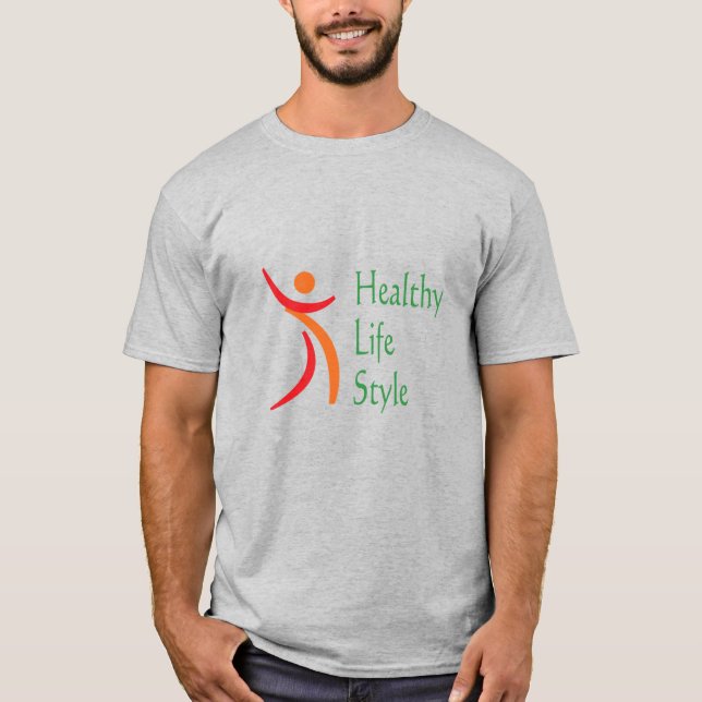 T-shirt basique pour hommes (Devant)