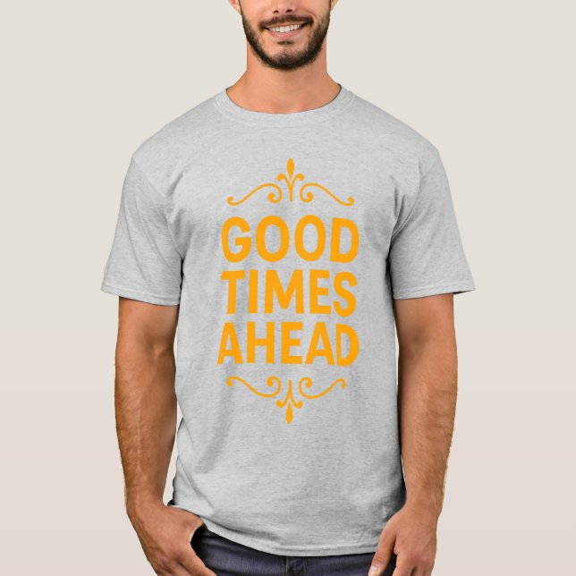 T-shirt basique pour hommes (Devant)