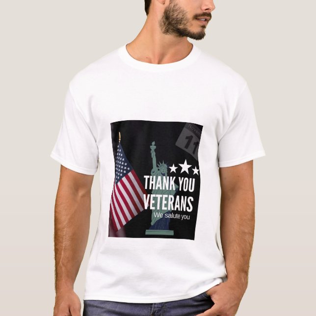 T-shirt basique pour hommes (Devant)