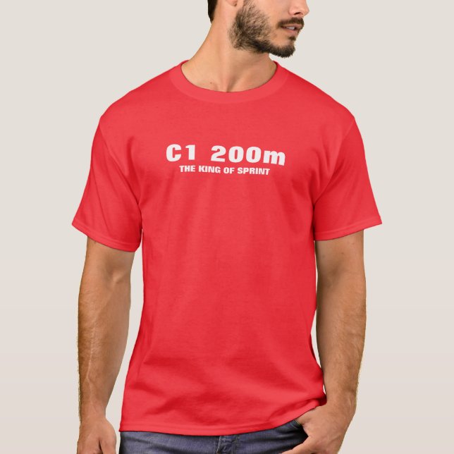 T-Shirt Basique pour Hommes | 200 mètres (Devant)