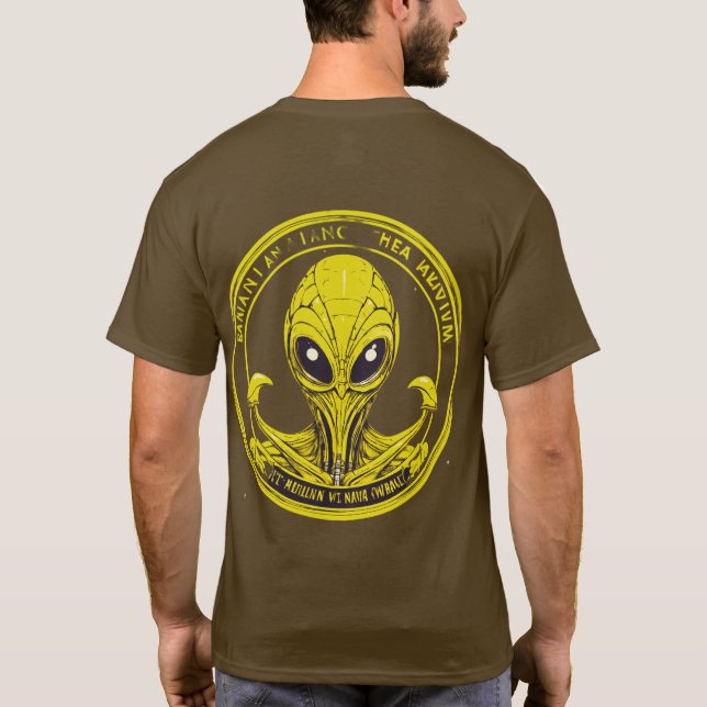 T-shirt basique pour hommes aelienbackside inspiré (Dos)