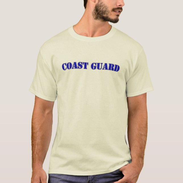 T-shirt basique pour hommes de l'USCG (Devant)