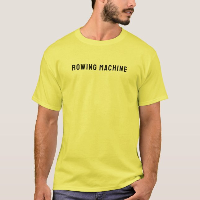 T-Shirt Basique pour Hommes | Machine à Ramer (Devant)