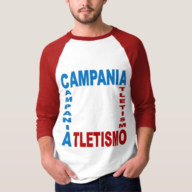 T-shirt basique raglan  CAMPANIA  ATLETISME (Devant)