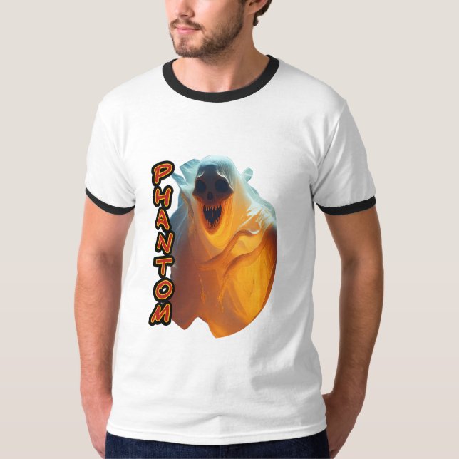 T-shirt basique ras-de-cou pour hommes (Devant)