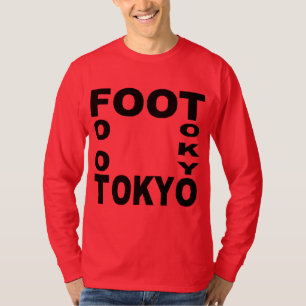 T-shirt basique rouge profond FOOT TOKYO