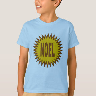 T-SHIRT BASIQUE STAR NOEL CHOCOLAT