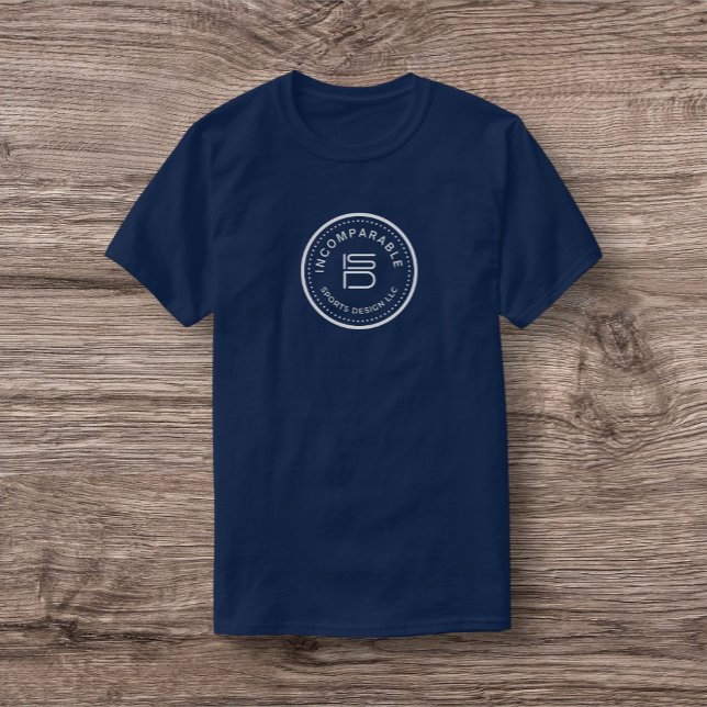 T-Shirt basique unisexe avec logo ISD (Créateur téléchargé)