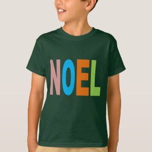 T-shirt basique vert foret Design NOEL