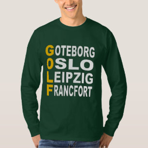 T-shirt basique vert foret New Design GOLF EUROPE