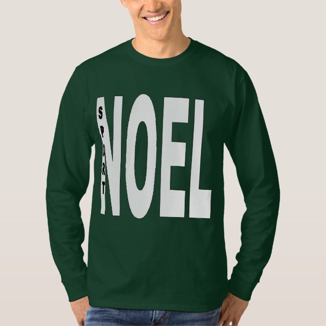 T-shirt basique vert foret   NOEL  SPORT (Devant)