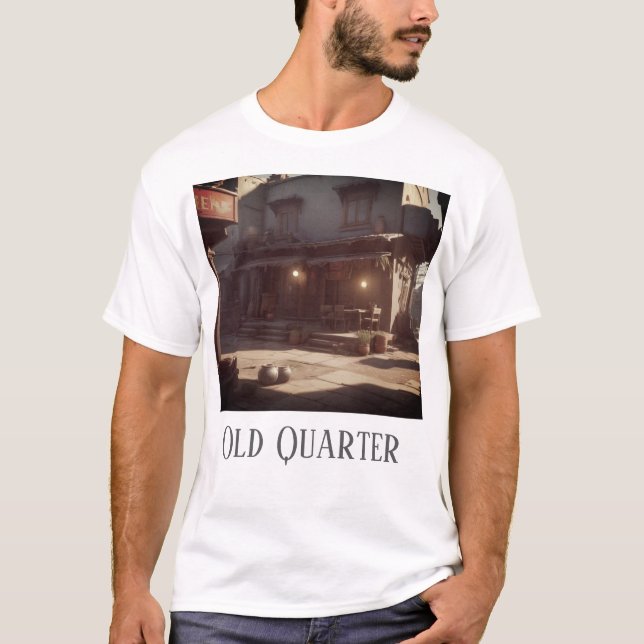 T-Shirt Basique (Vieux Quartier) (Devant)