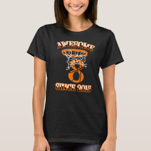 T-shirt Basket 8ème Anniversaire Chemise Pour Garçons Éton