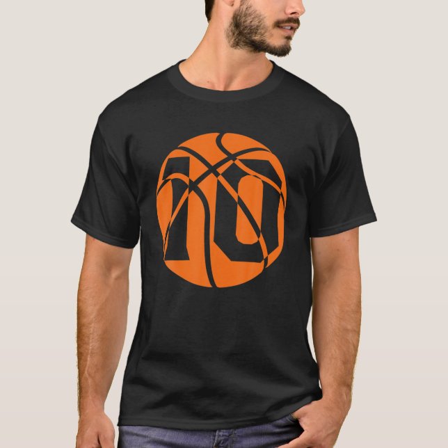T-shirt Basket-ball 10 ans Anniversaire Joueurs Équipe Hom (Devant)